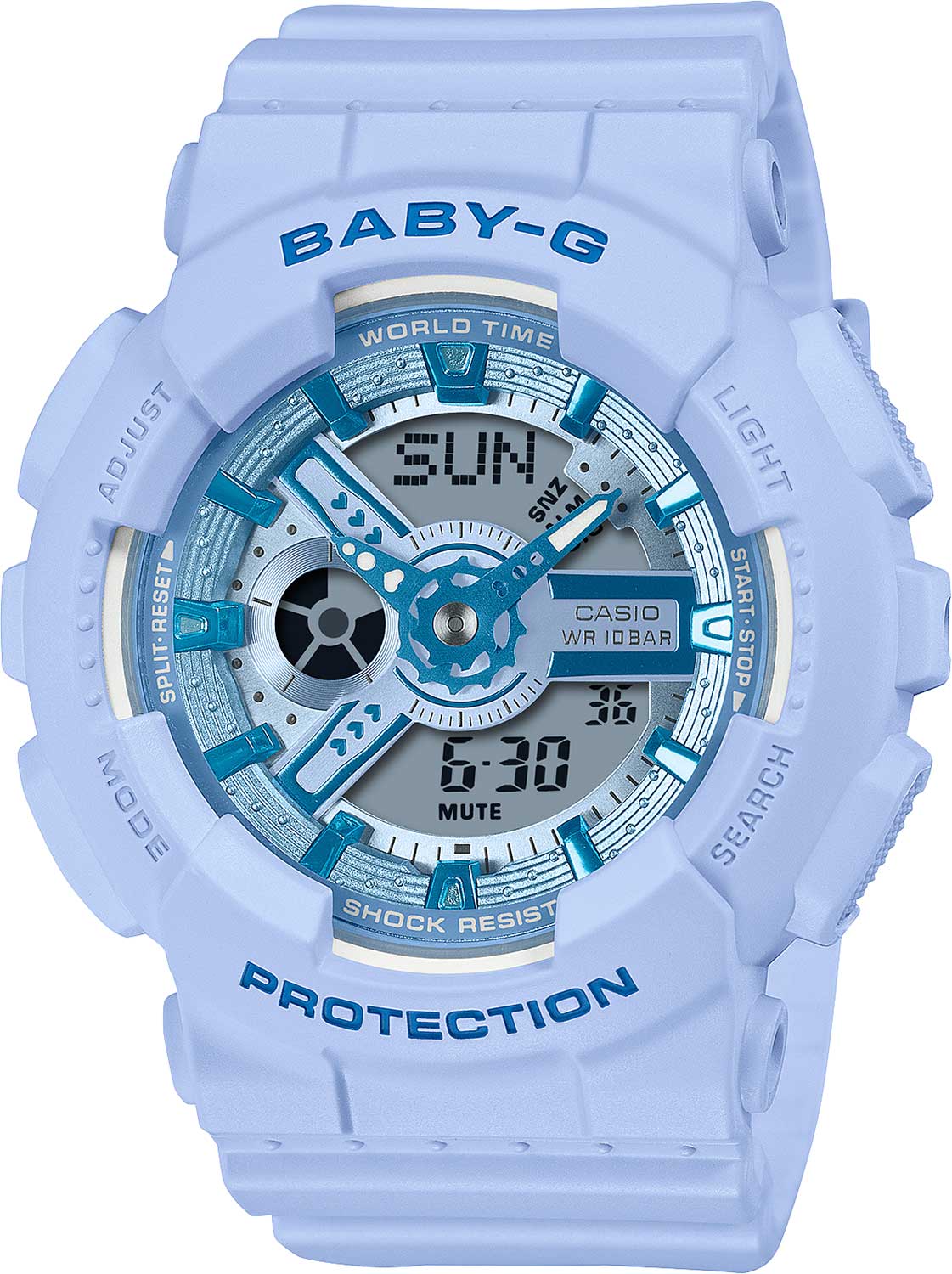 Японские наручные часы Casio Baby-G BA-110YK-2A с хронографом