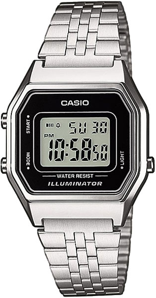 Японские наручные часы Casio Vintage LA-680WEA-1E с хронографом