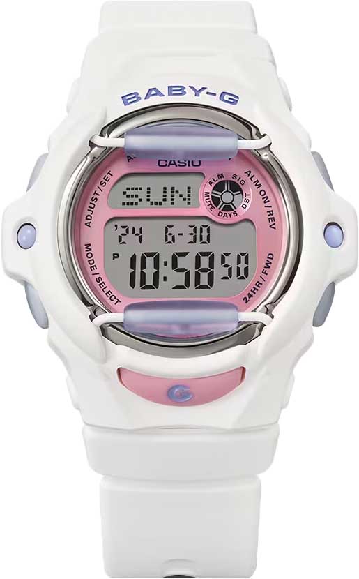 Японские наручные часы Casio Baby-G BG-169PB-7 с хронографом