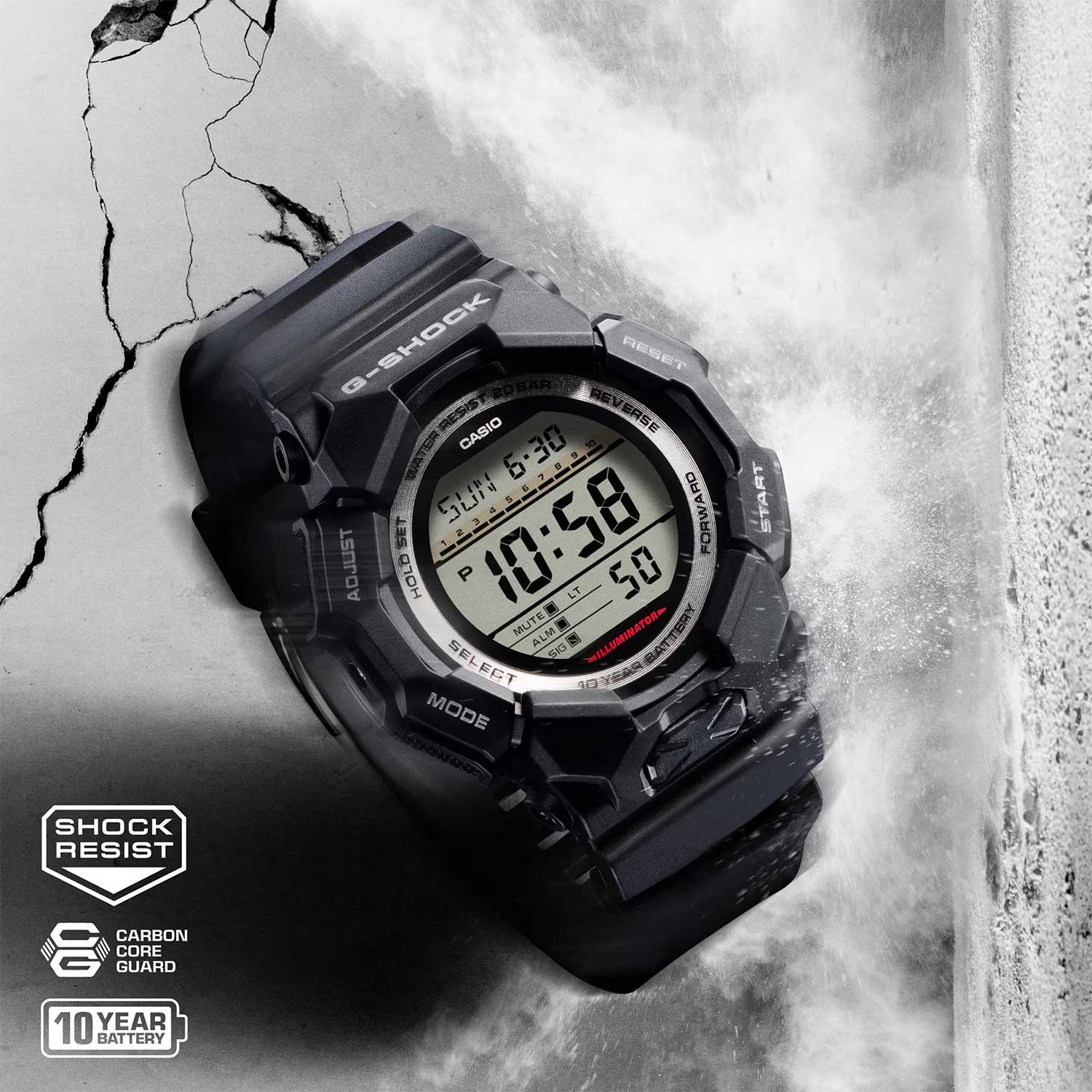 Японские наручные часы CASIO G-SHOCK GD-010-1