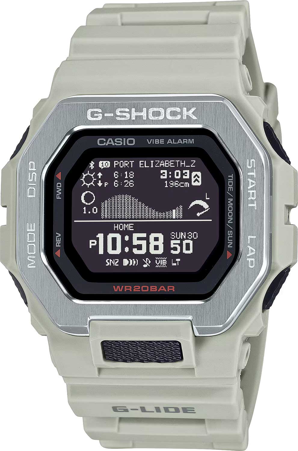 Японские спортивные наручные часы Casio G-SHOCK GBX-100-8 с хронографом