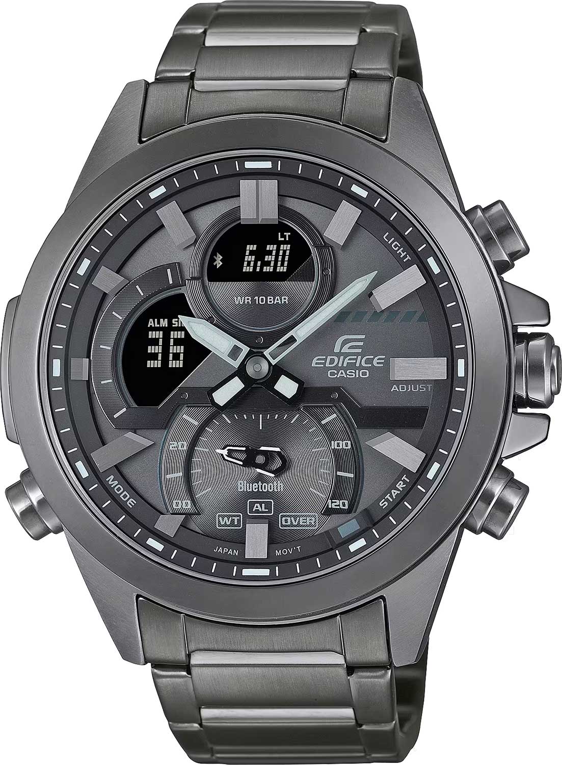 Японские наручные часы Casio Edifice ECB-30DC-1B с хронографом