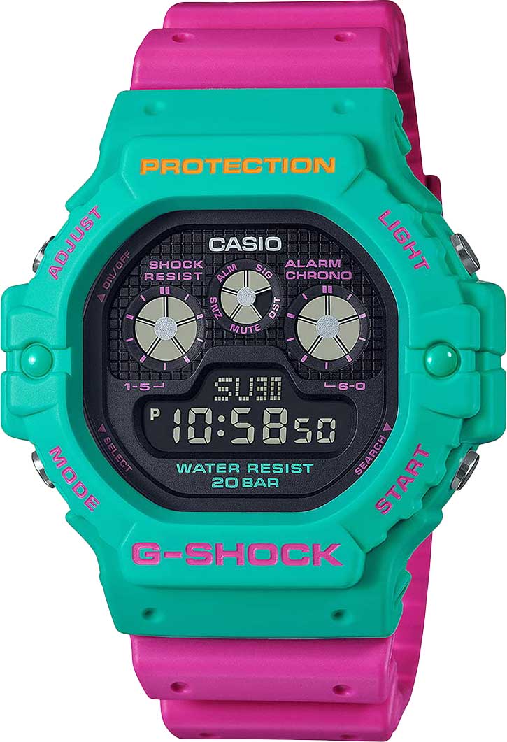 Японские наручные часы Casio G-SHOCK DW-5900DN-3 с хронографом