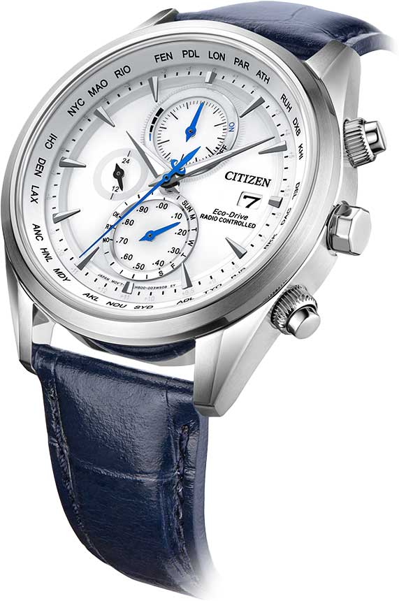 Японские наручные часы Citizen AT8260-18A с хронографом