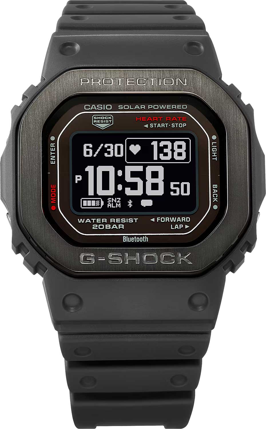 Японские умные часы Casio G-SHOCK DW-H5600MB-8 с хронографом