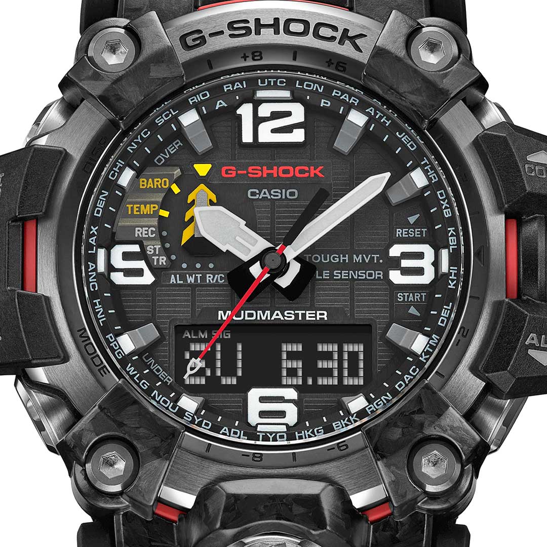 Японские наручные часы Casio G-SHOCK GWG-2000-1A3ER с хронографом