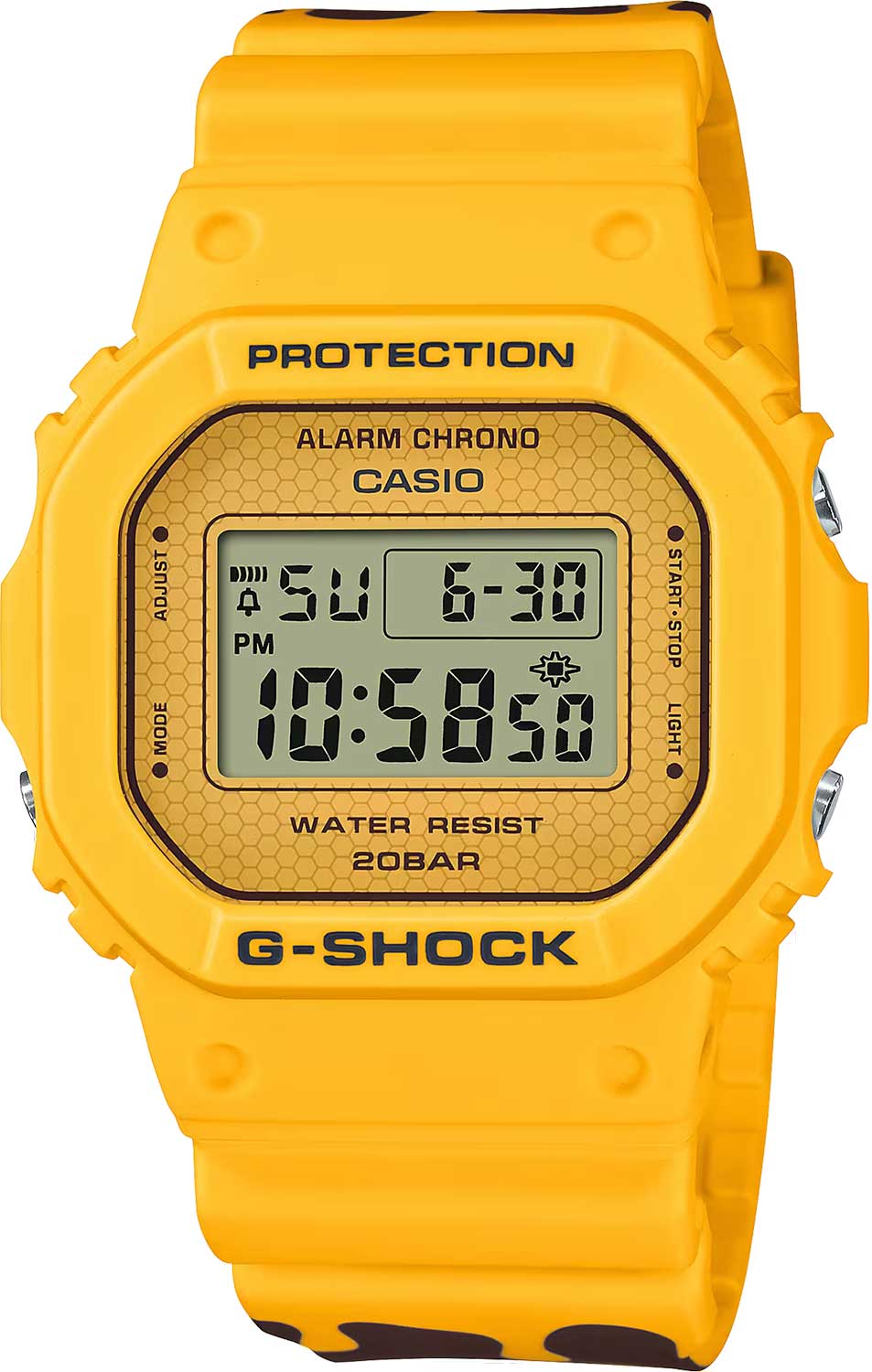 Японские наручные часы Casio G-SHOCK DW-5600SLC-9E с хронографом