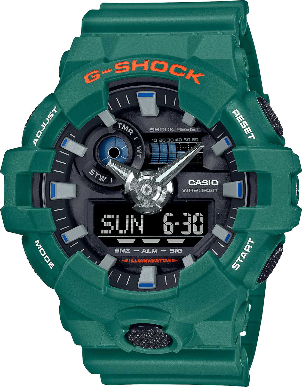 Японские наручные часы Casio G-SHOCK GA-700SC-3A с хронографом