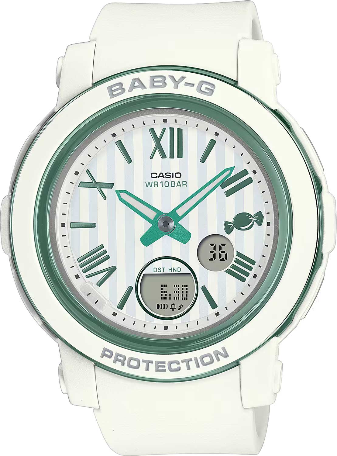 Японские наручные часы Casio Baby-G BGA-290SW-7A с хронографом