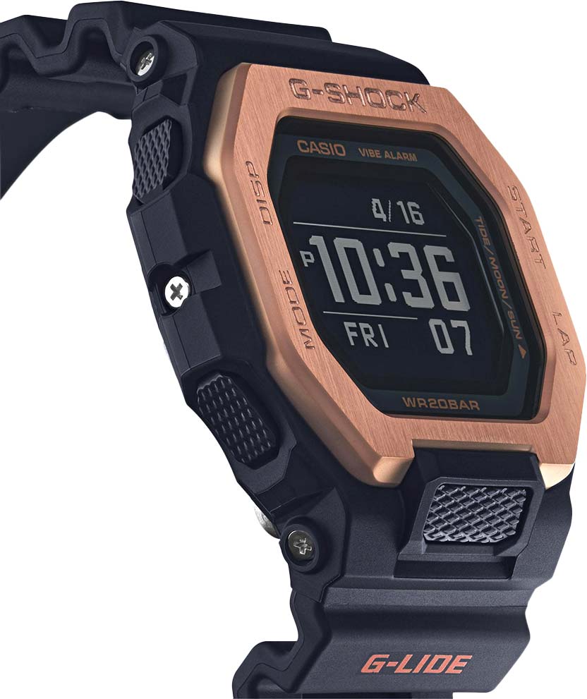 Японские спортивные наручные часы Casio G-SHOCK GBX-100NS-4ER с хронографом