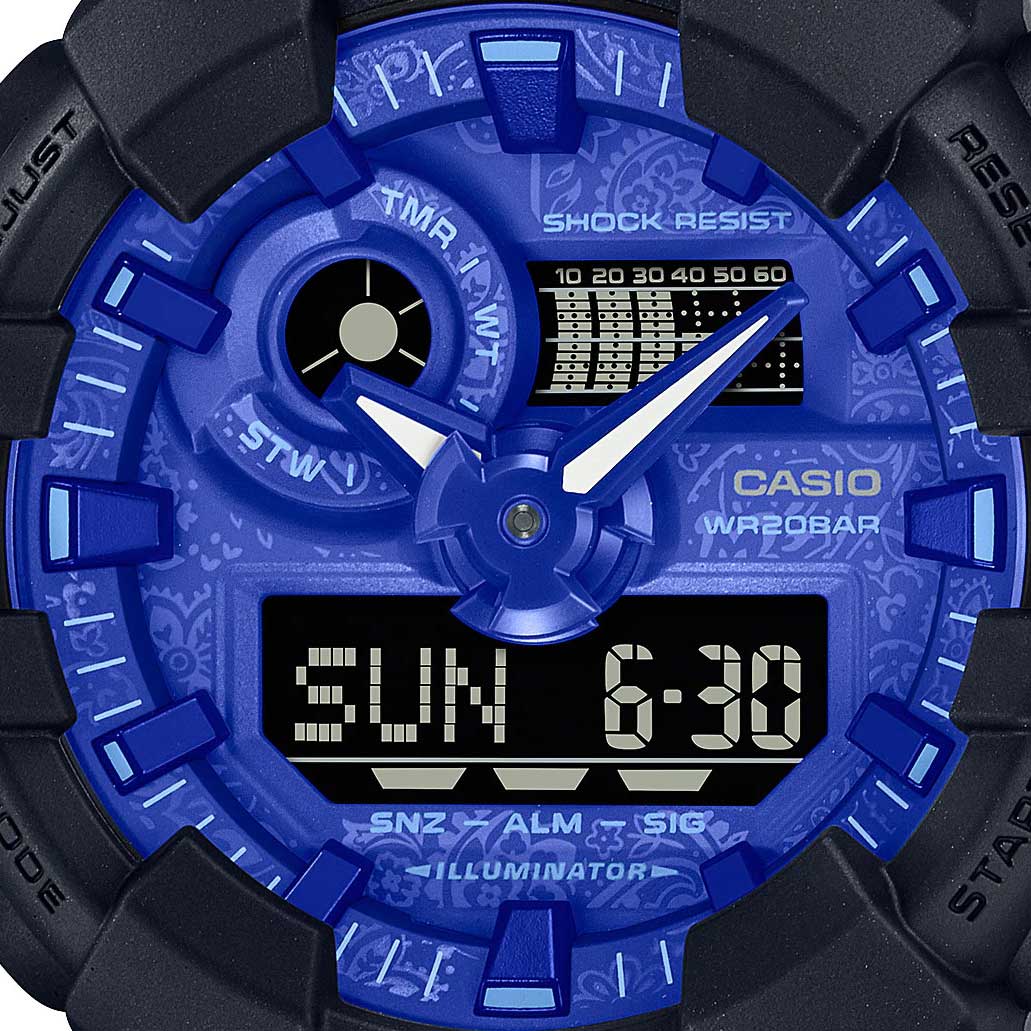 Японские наручные часы Casio G-SHOCK GA-700BP-1A с хронографом