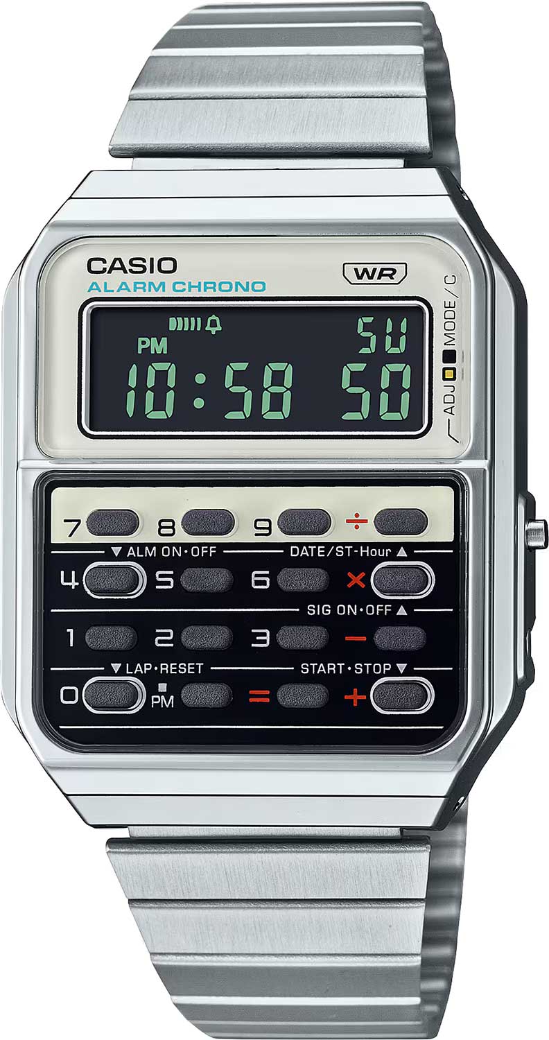Японские наручные часы Casio Vintage CA-500WE-7B с хронографом