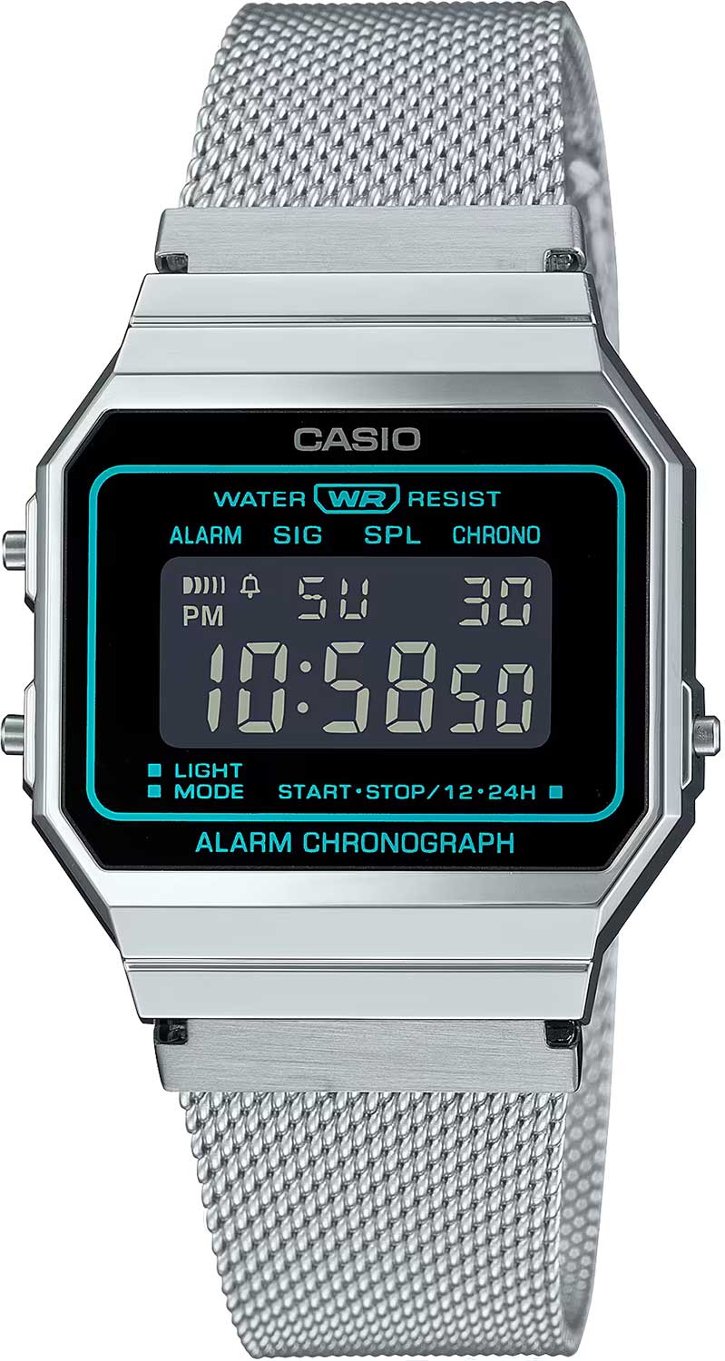 Японские наручные часы Casio Vintage A700WEMS-1B с хронографом