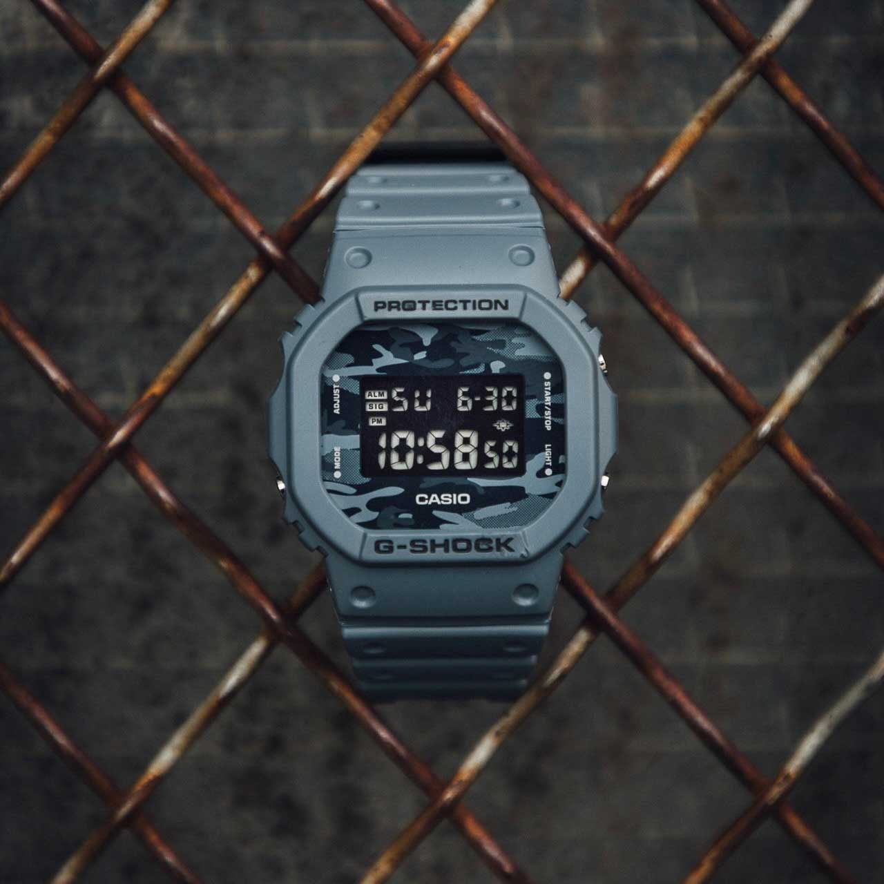 Японские наручные часы Casio G-SHOCK DW-5600CA-2ER с хронографом