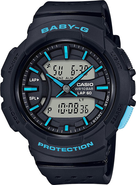 Японские наручные часы Casio Baby-G BGA-240-1A3 с хронографом