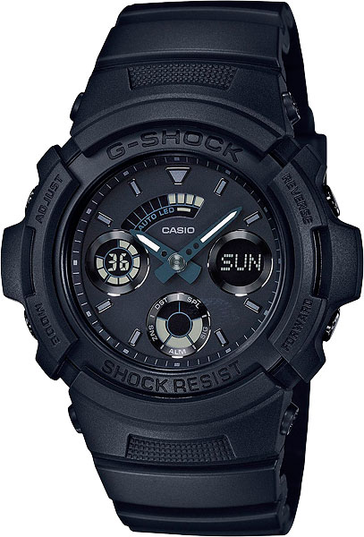 Японские наручные часы Casio G-SHOCK AW-591BB-1A с хронографом