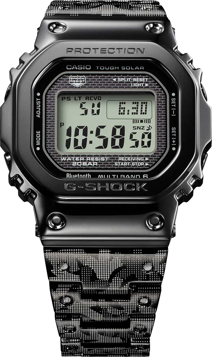 Японские наручные часы Casio G-SHOCK GMW-B5000EH-1ER с хронографом