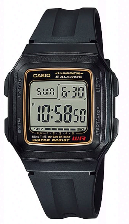 Японские наручные часы CASIO CASIO COLLECTION F-201WA-9A