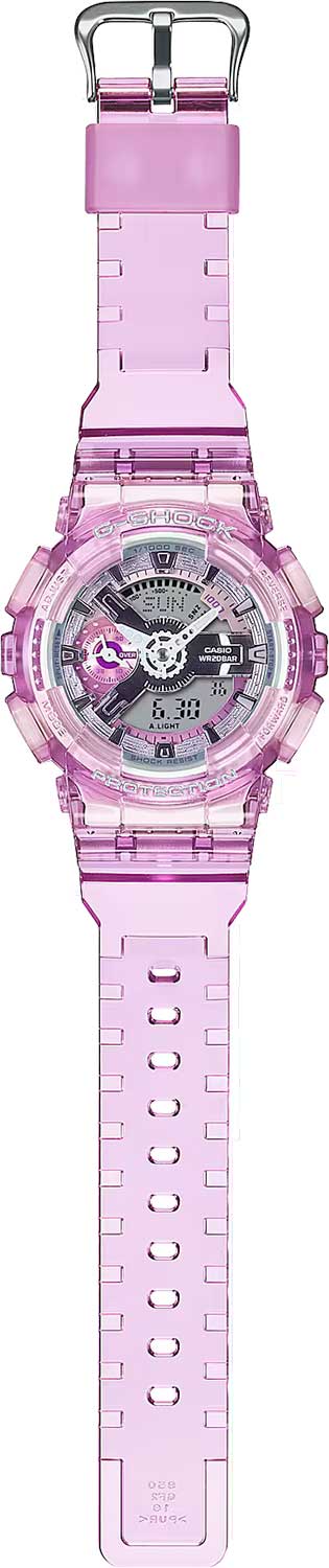 Японские наручные часы Casio G-SHOCK GMA-S110VW-4A с хронографом