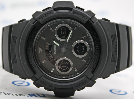 Японские наручные часы Casio G-SHOCK AW-591BB-1A с хронографом