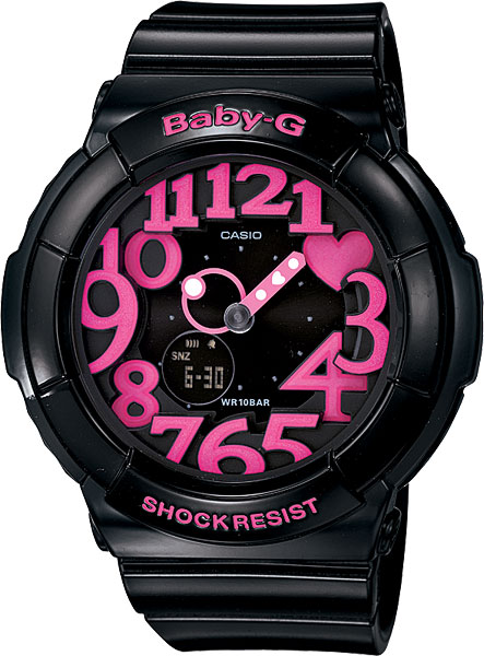 Японские наручные часы Casio Baby-G BGA-130-1B с хронографом