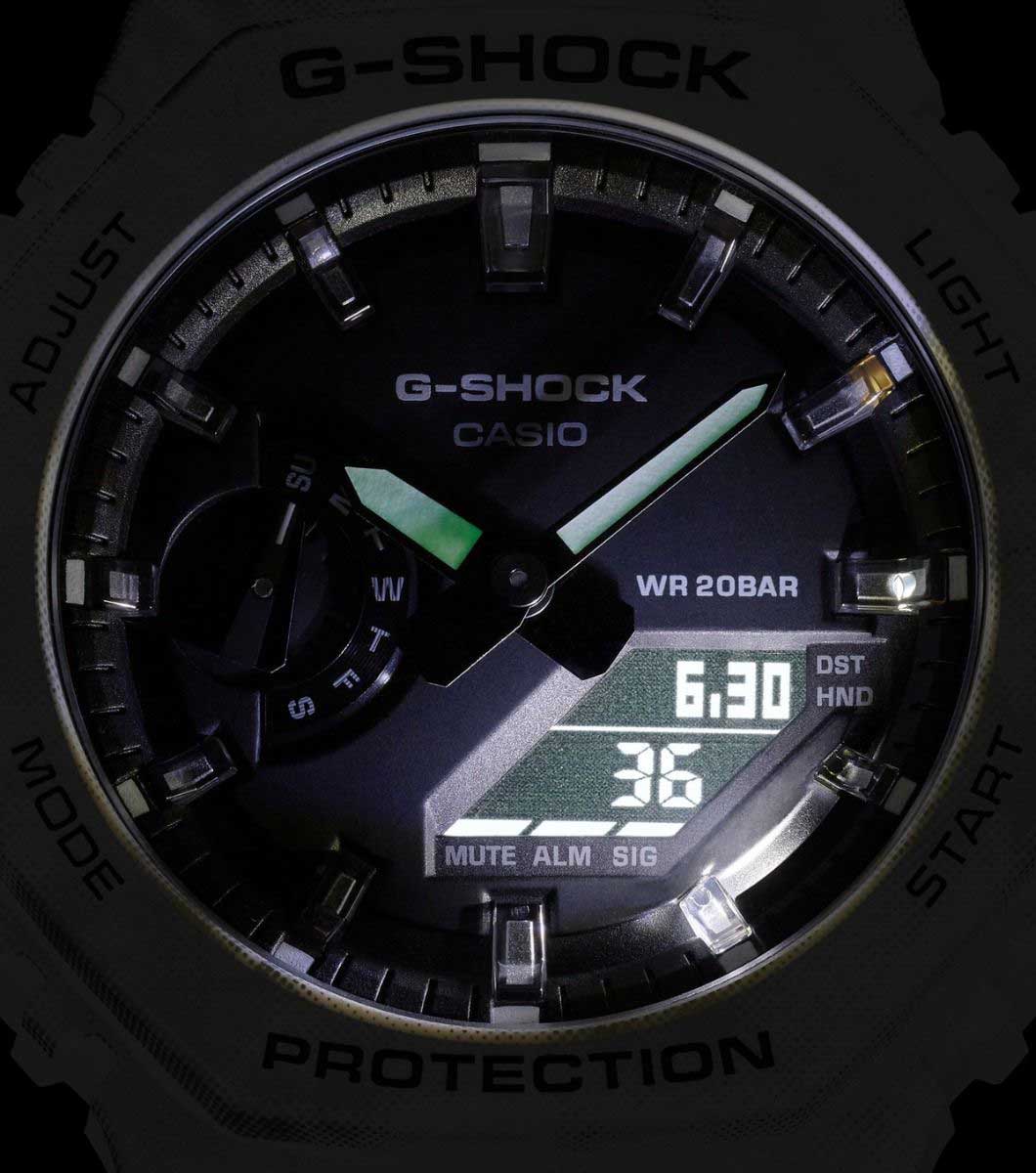 Японские наручные часы Casio G-SHOCK GAE-2100GC-7AER с хронографом