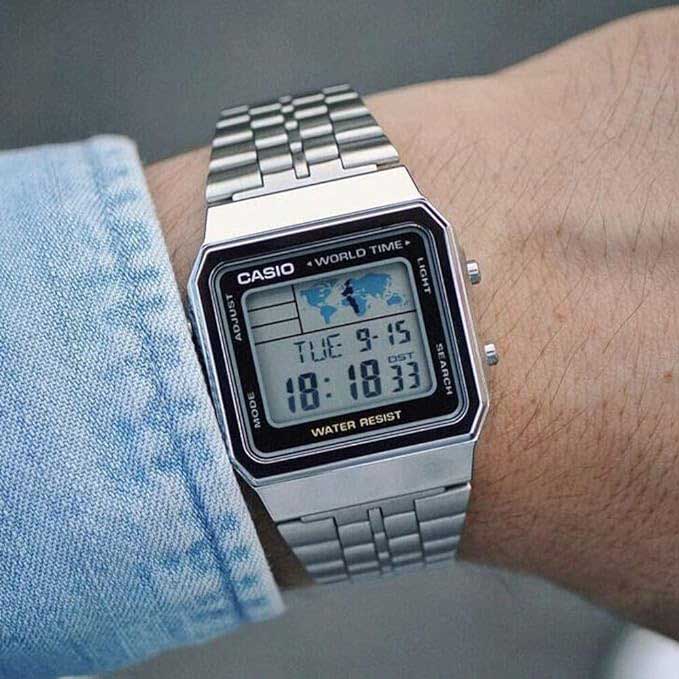 Японские наручные часы Casio Vintage A-500WEA-1E с хронографом