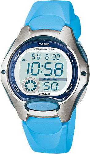 Японские наручные часы Casio Collection LW-200-2B с хронографом