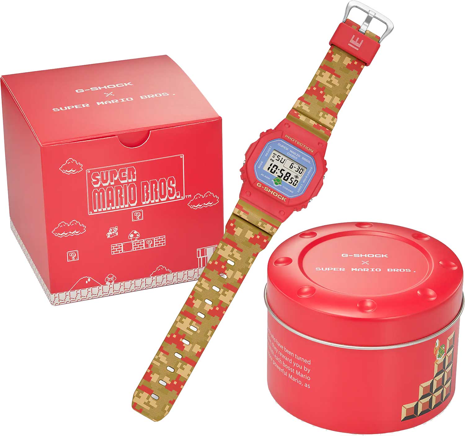 Японские наручные часы Casio G-SHOCK DW-5600SMB-4 с хронографом