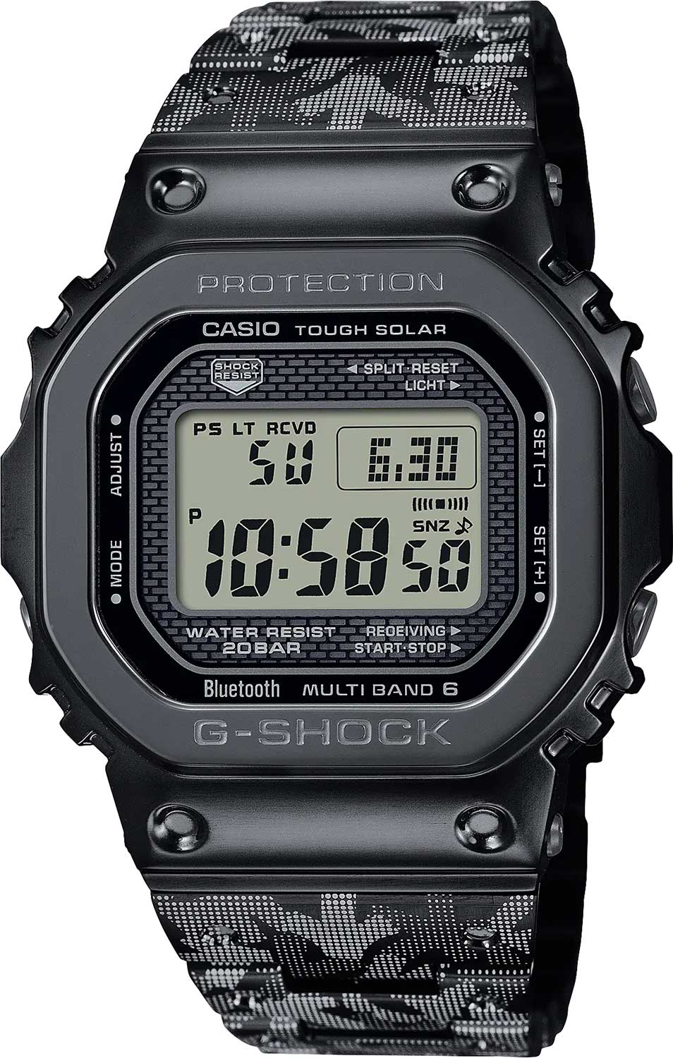 Японские наручные часы Casio G-SHOCK GMW-B5000EH-1ER с хронографом