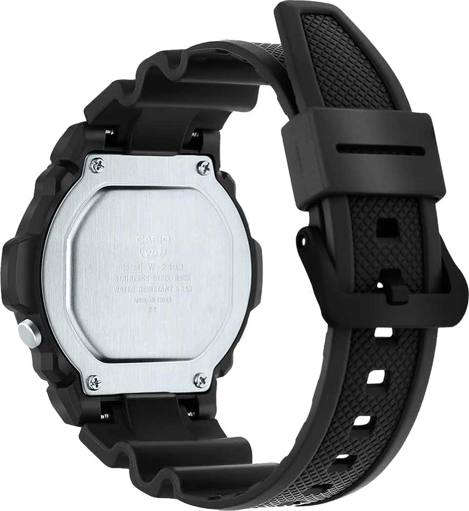 Японские наручные часы Casio Collection W-219H-1AVEF с хронографом