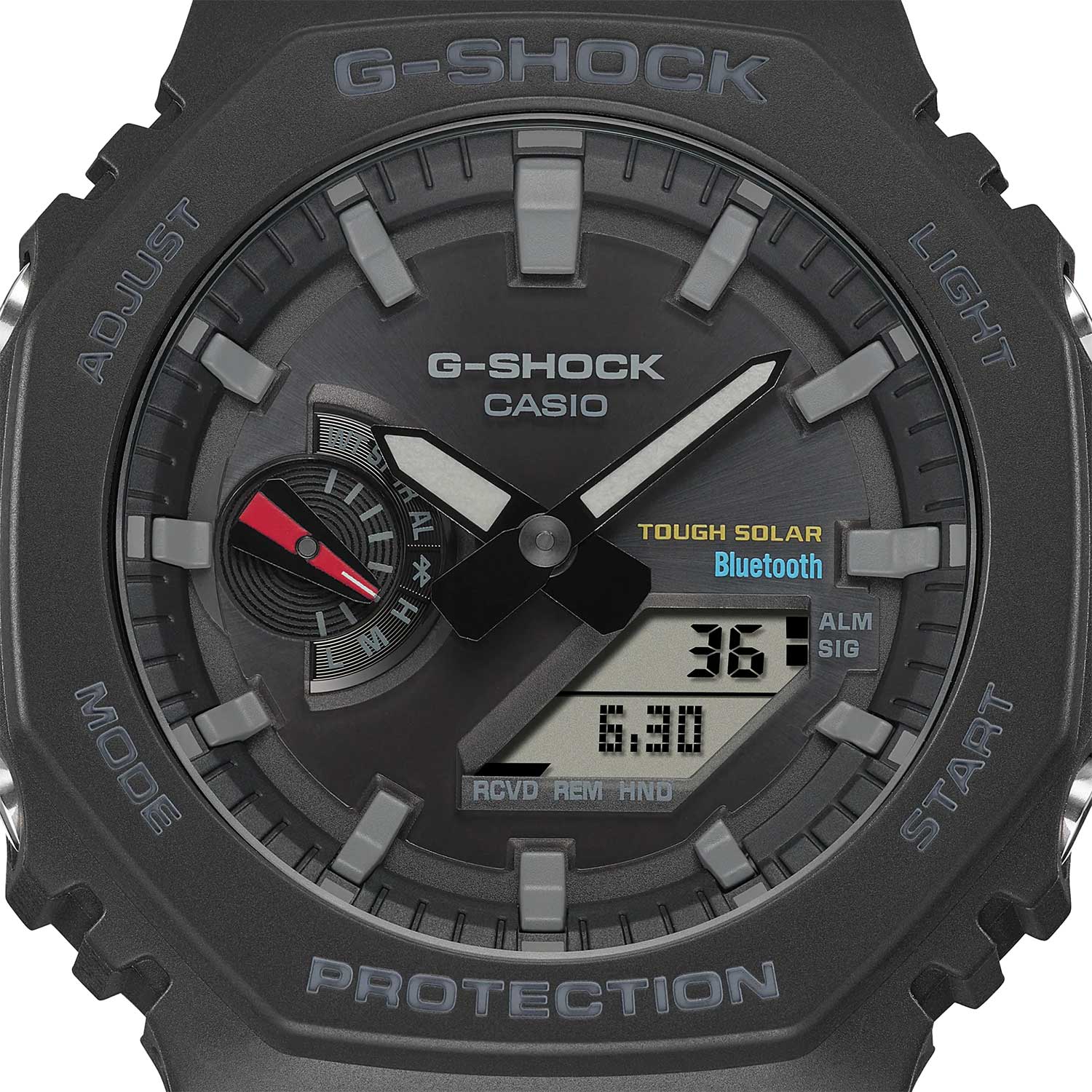 Японские наручные часы Casio G-SHOCK GA-B2100-1AER с хронографом