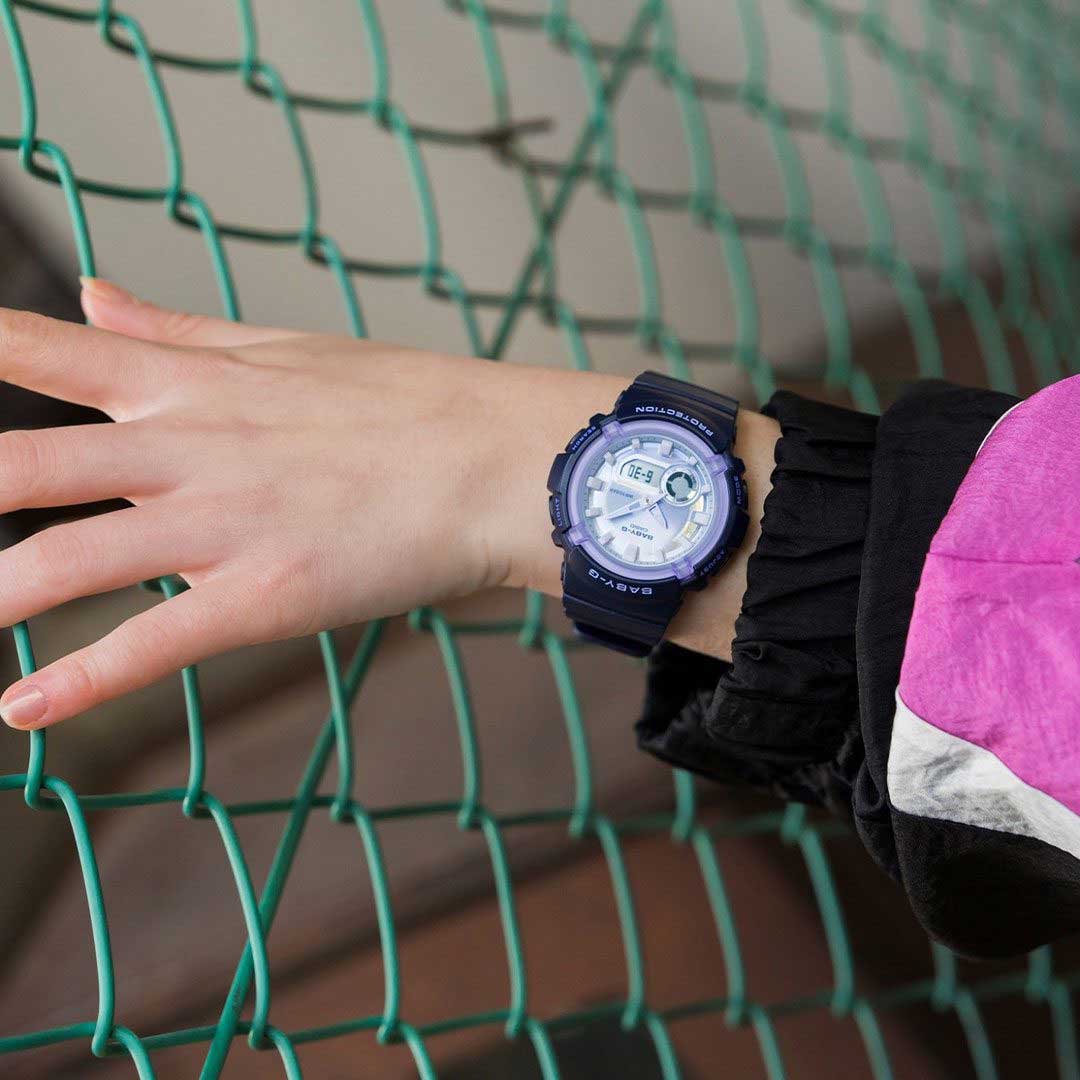 Японские наручные часы Casio Baby-G BGA-280DR-2A с хронографом