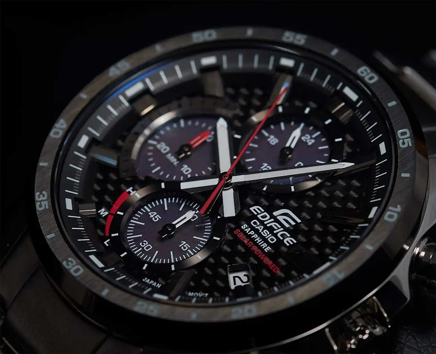 Японские наручные часы Casio Edifice EFS-S540DB-1A с хронографом