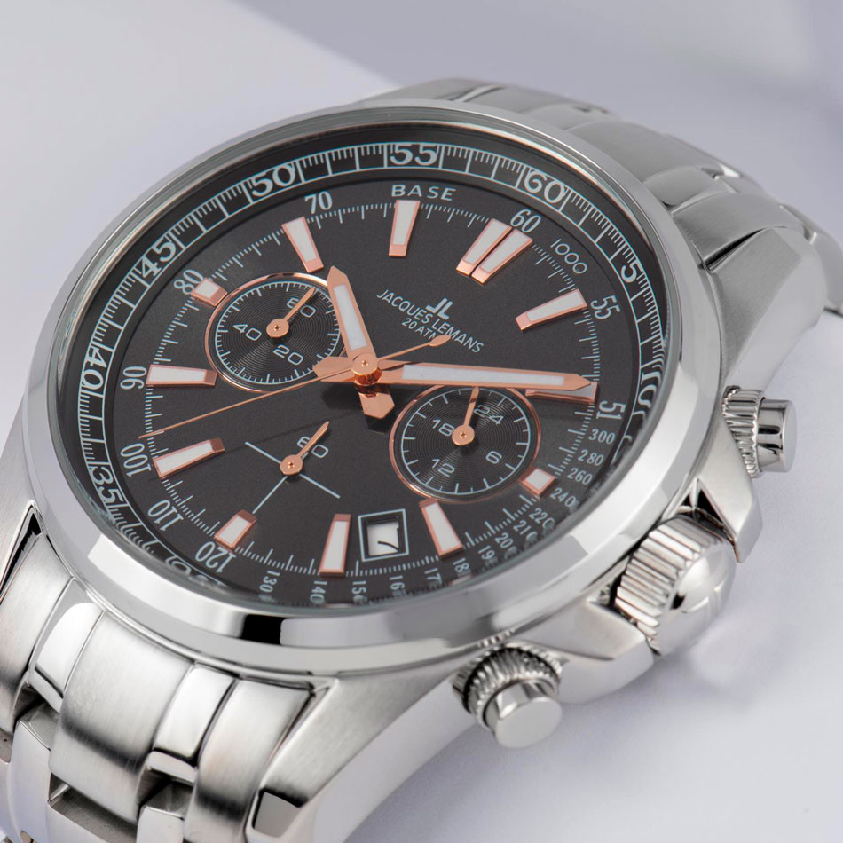 Наручные часы Jacques Lemans 1-2117ZE с хронографом