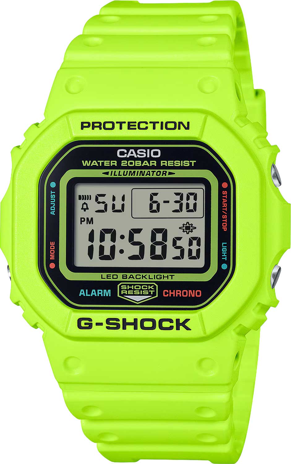 Японские наручные часы Casio G-SHOCK DW-5600EP-9 с хронографом