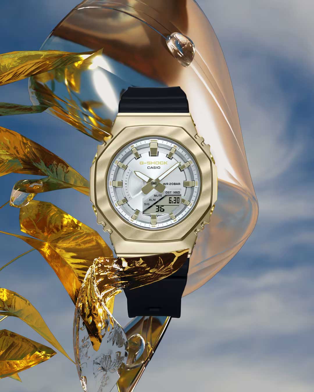 Японские наручные часы CASIO G-SHOCK GM-S2100BC-1A