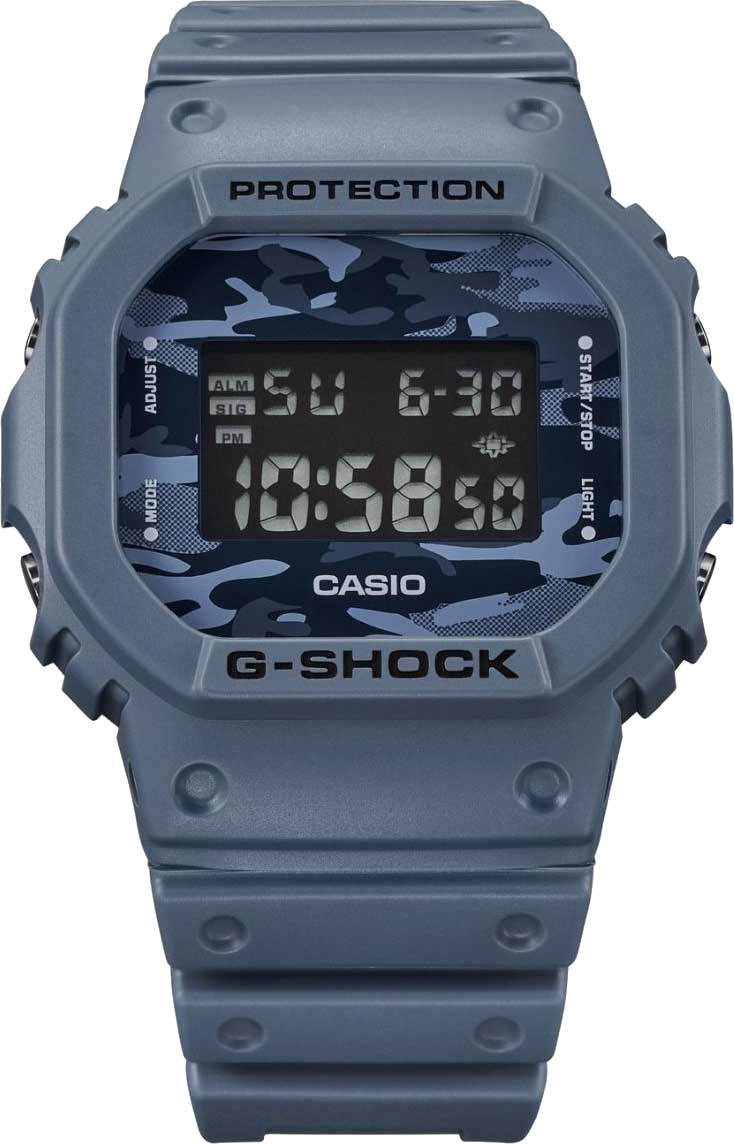 Японские наручные часы Casio G-SHOCK DW-5600CA-2ER с хронографом