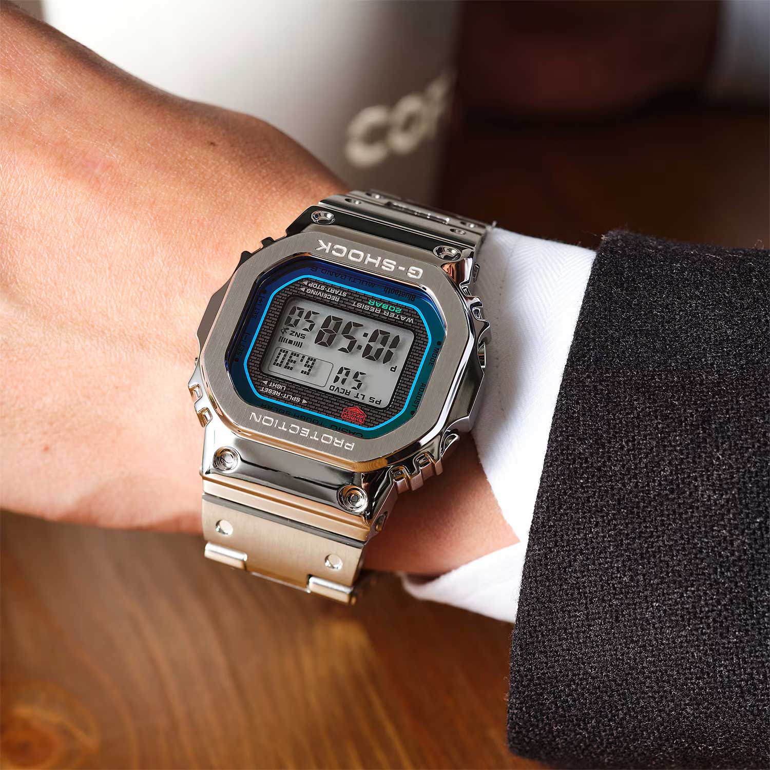 Японские наручные часы Casio G-SHOCK GMW-B5000PC-1 с хронографом