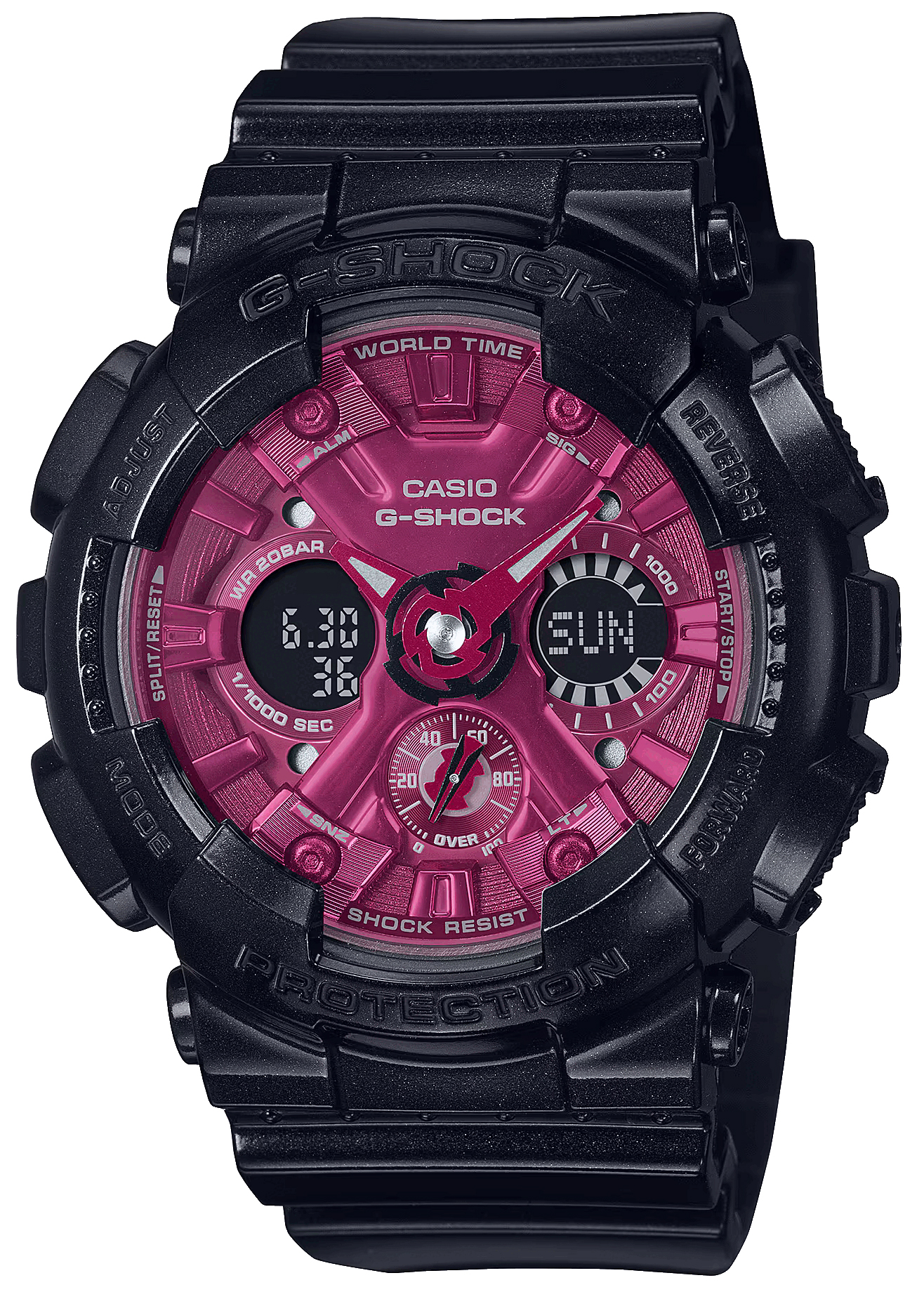 Японские наручные часы CASIO G-SHOCK GMA-S120RB-1A