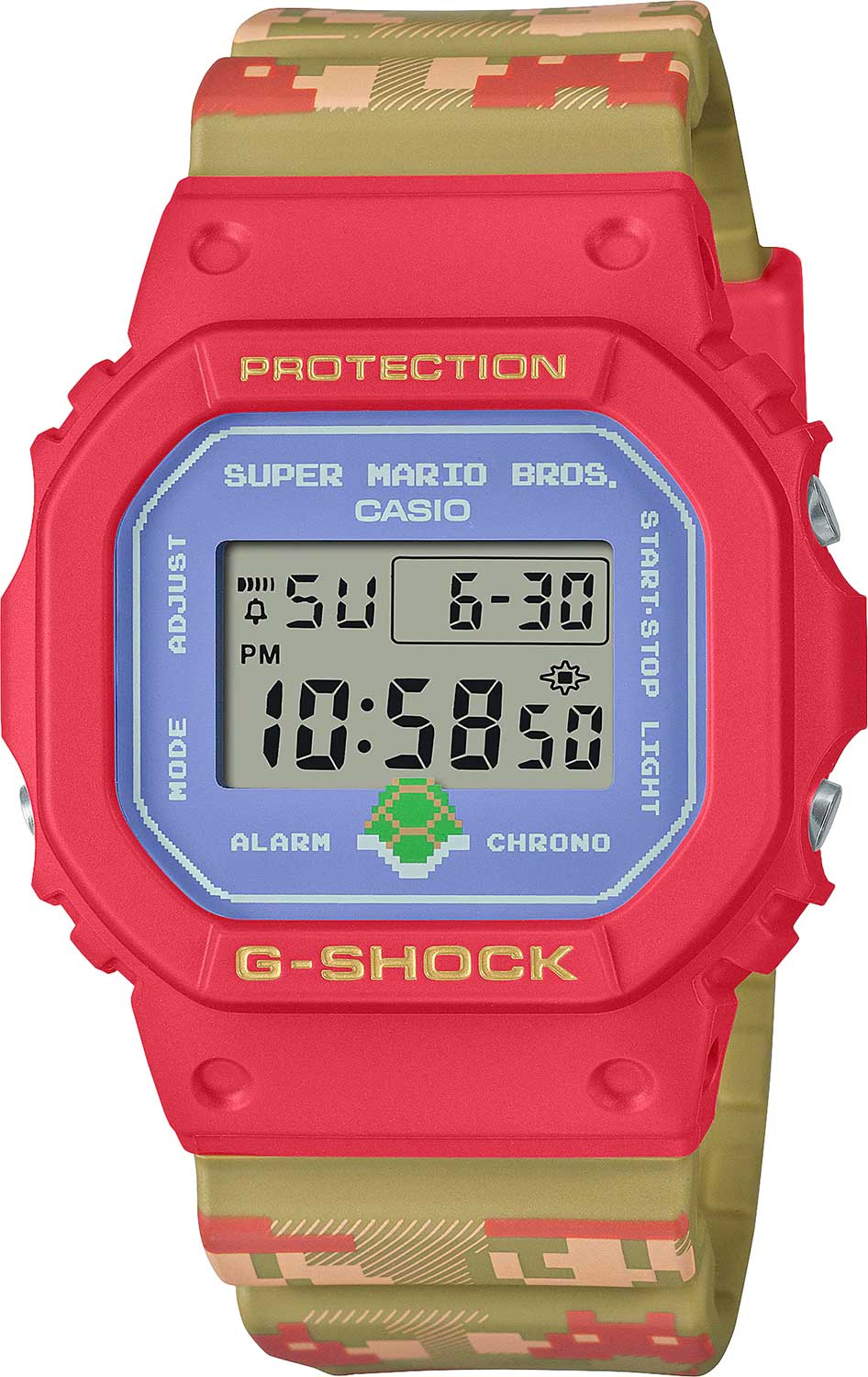 Японские наручные часы Casio G-SHOCK DW-5600SMB-4 с хронографом