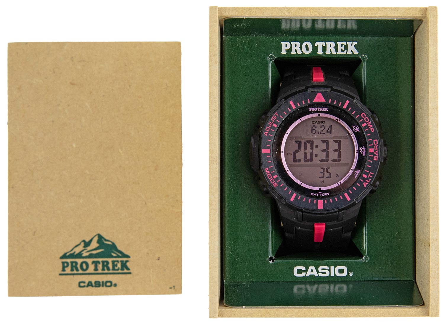 Японские наручные часы Casio Pro Trek PRG-300-1A4 с хронографом