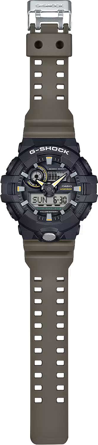 Японские наручные часы Casio G-SHOCK GA-710TU-1A3 с хронографом