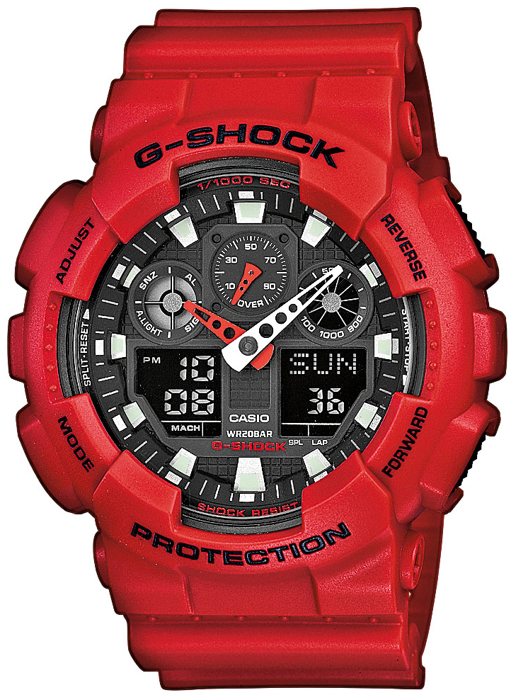 Японские наручные часы CASIO G-SHOCK GA-100B-4A