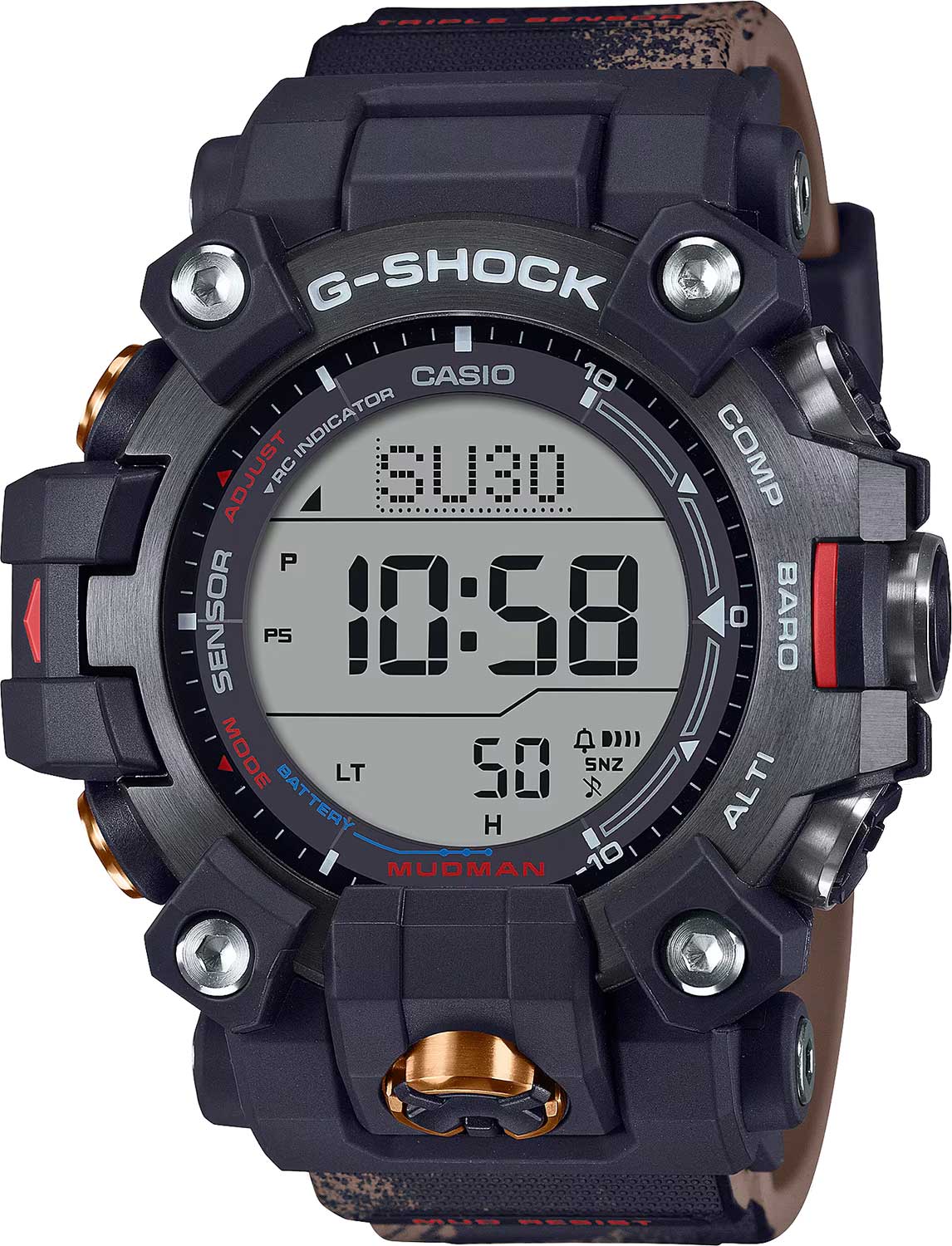 Японские наручные часы Casio G-SHOCK GW-9500TLC-1 с хронографом
