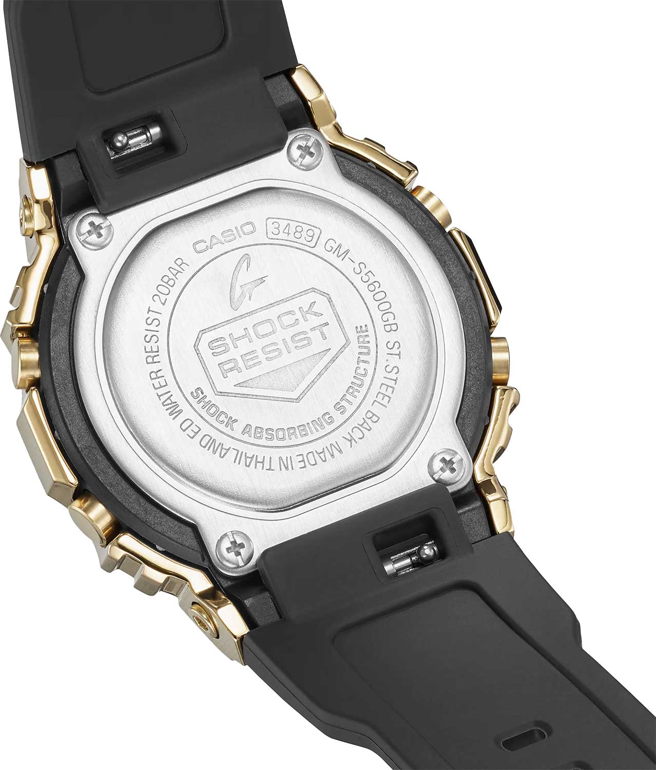Японские наручные часы Casio G-SHOCK GM-S5600GB-1 с хронографом