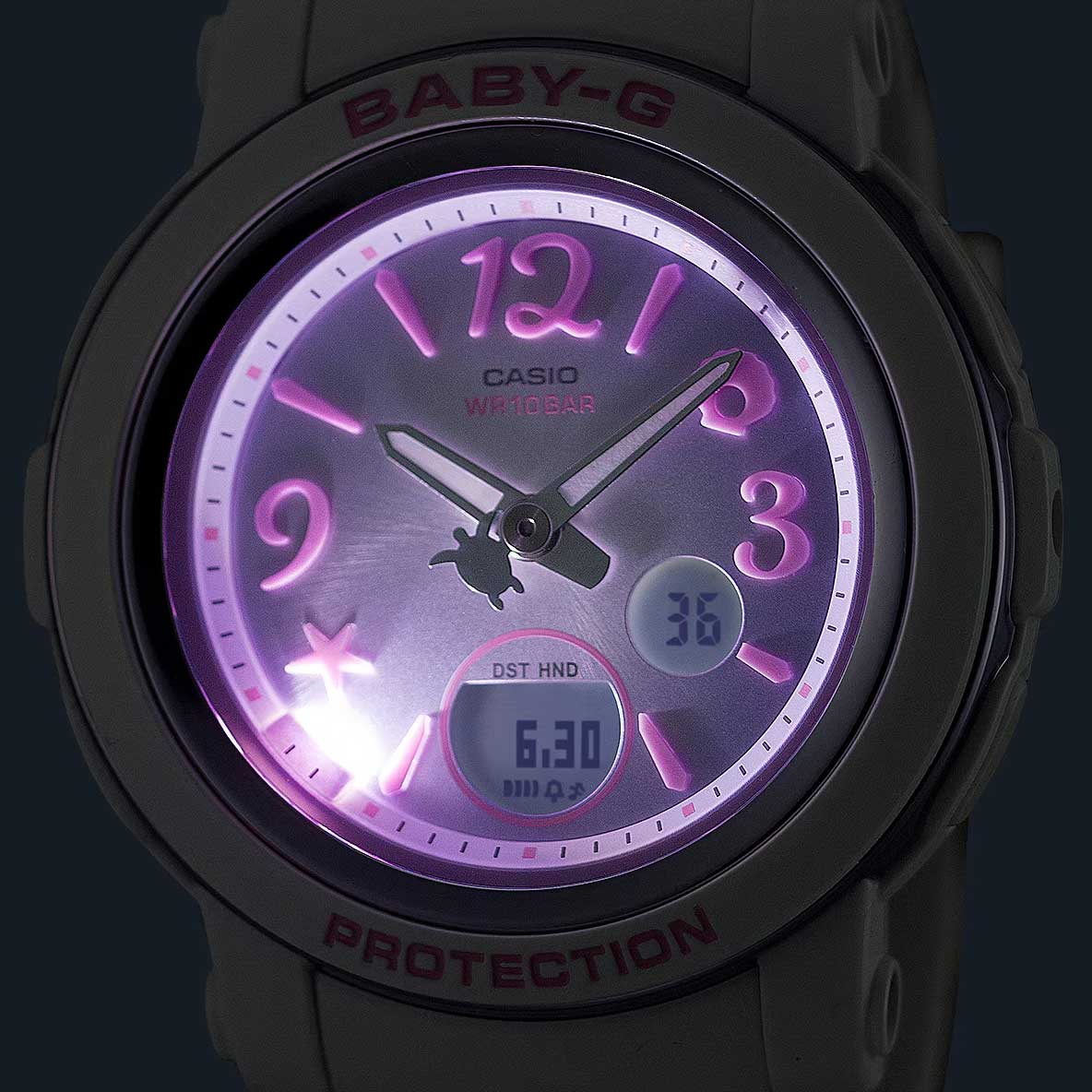 Японские наручные часы Casio Baby-G BGA-290US-6A с хронографом