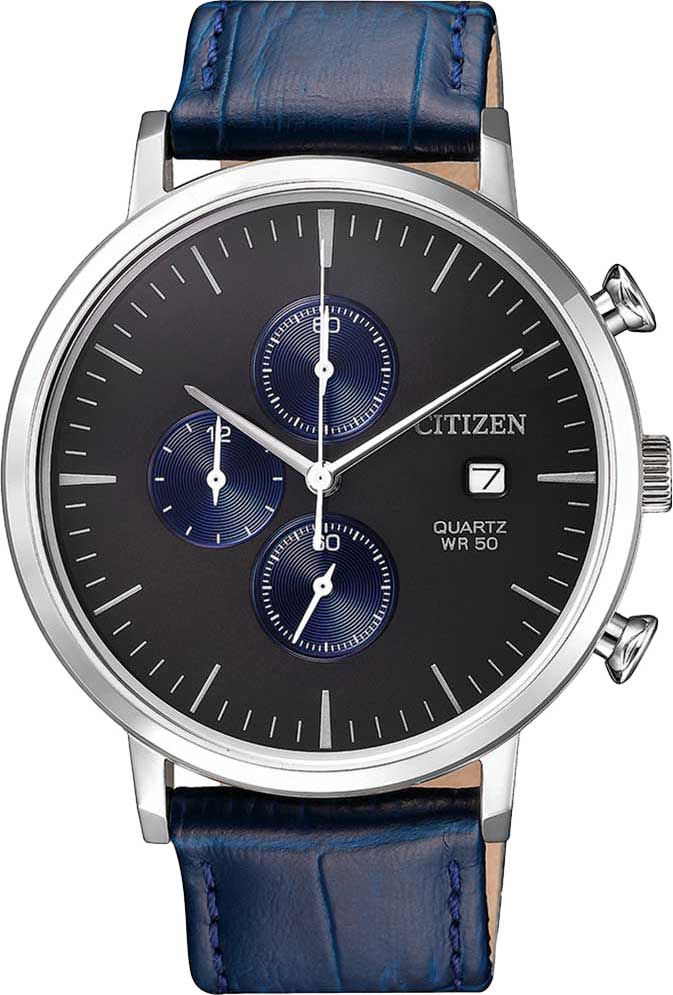 Японские наручные часы Citizen AN3610-04H с хронографом