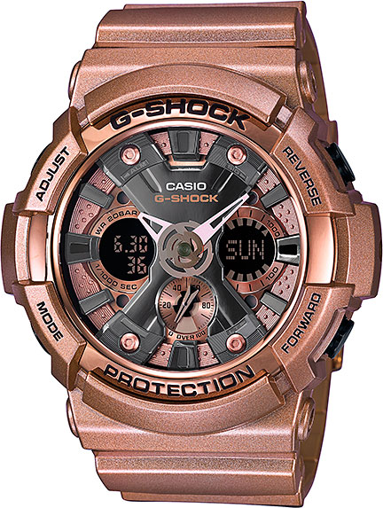 Японские наручные часы Casio G-SHOCK GA-200GD-9B с хронографом