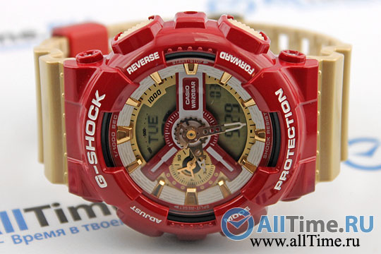 Японские наручные часы Casio G-SHOCK GA-110CS-4A с хронографом